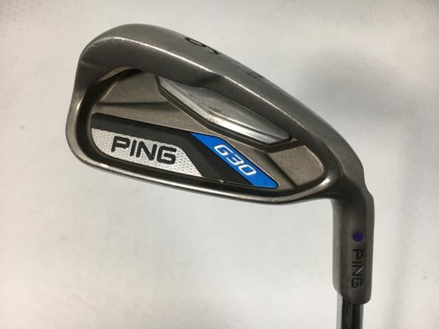 返品OK 【中古ゴルフクラブ】(5本セット)ピン G30 アイアン CFSディスタンス スチール 6～9.P