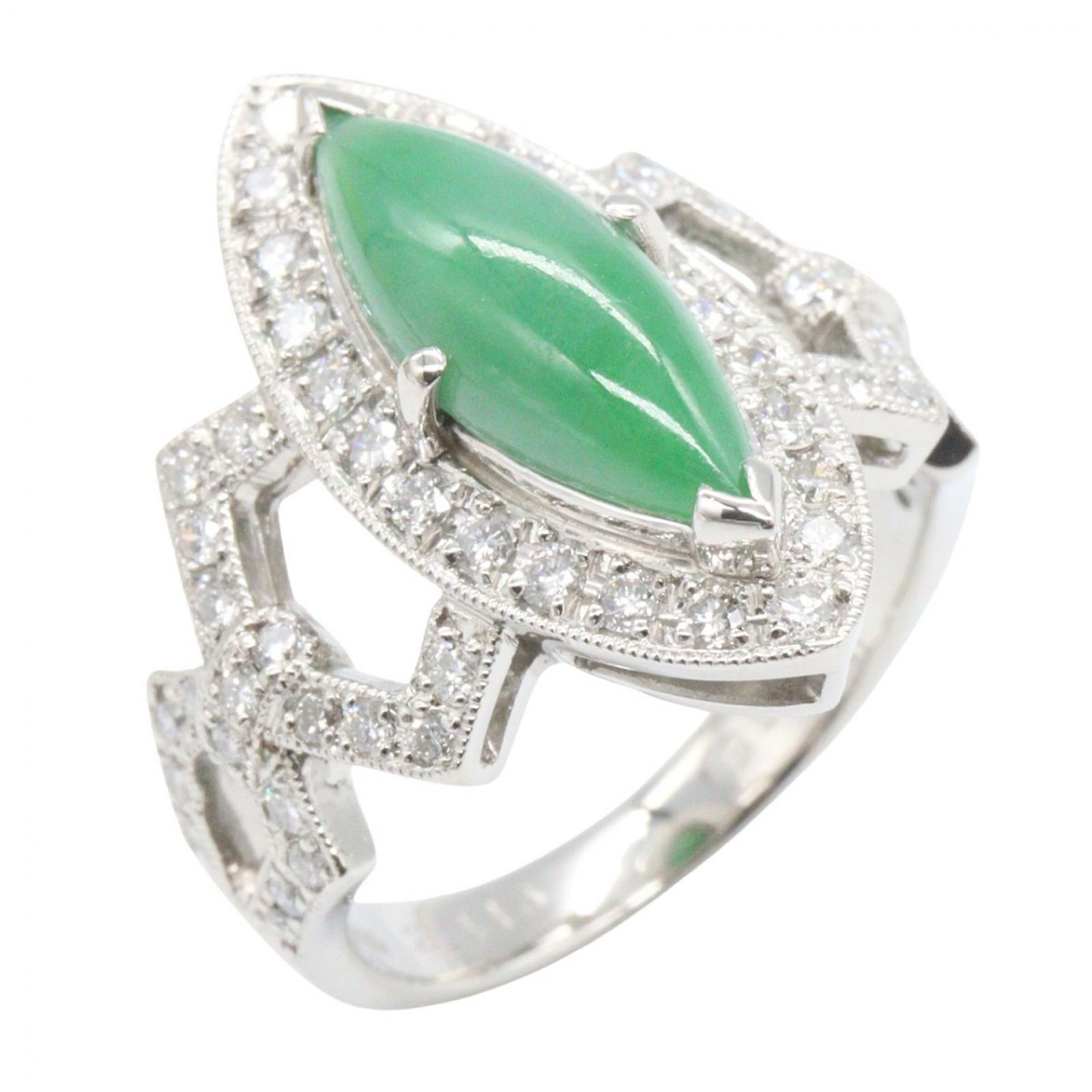 JEWELRY ジュエリー 翡翠 ダイヤモンド リング リング・指輪