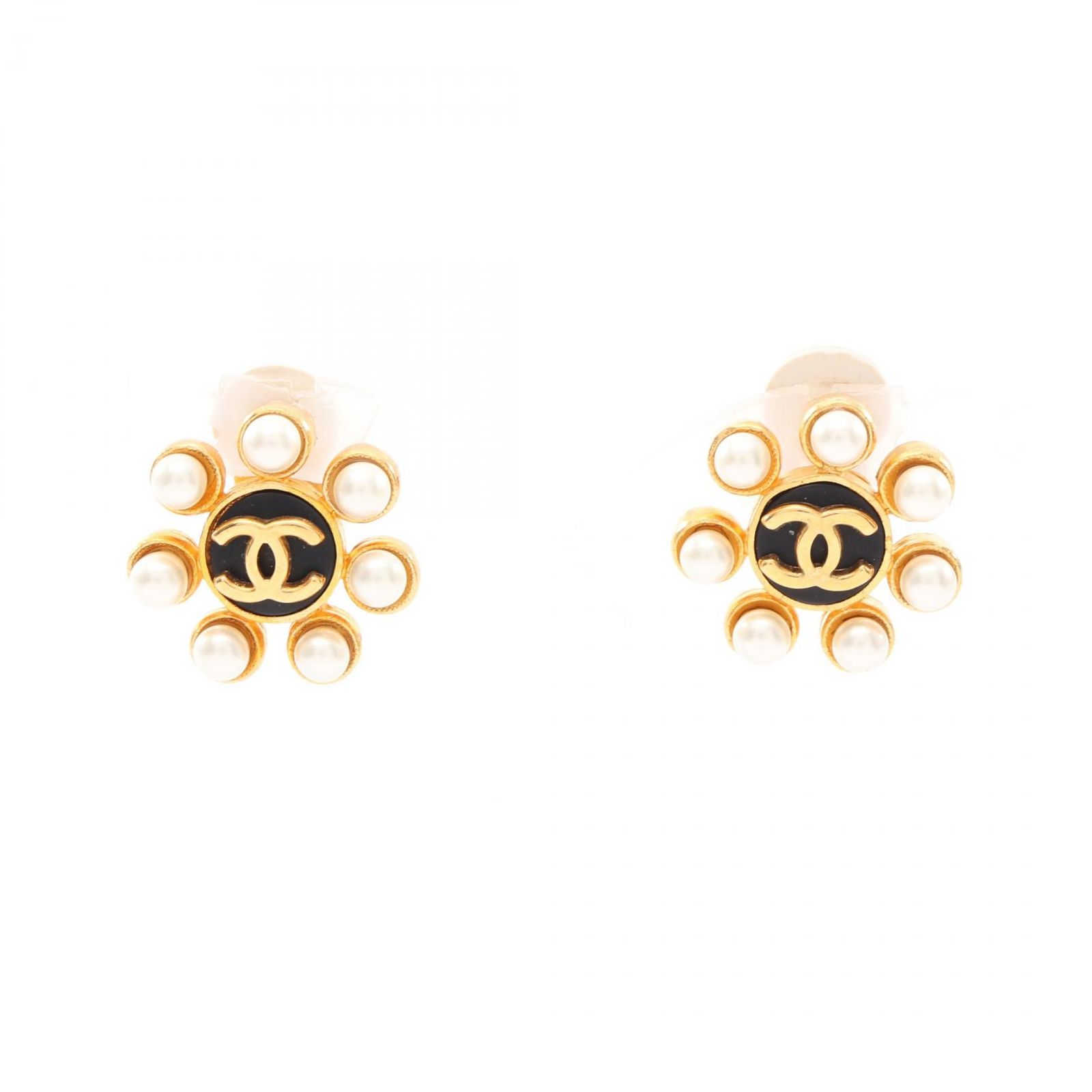 CHANEL シャネル ココマーク フラワー イヤリング