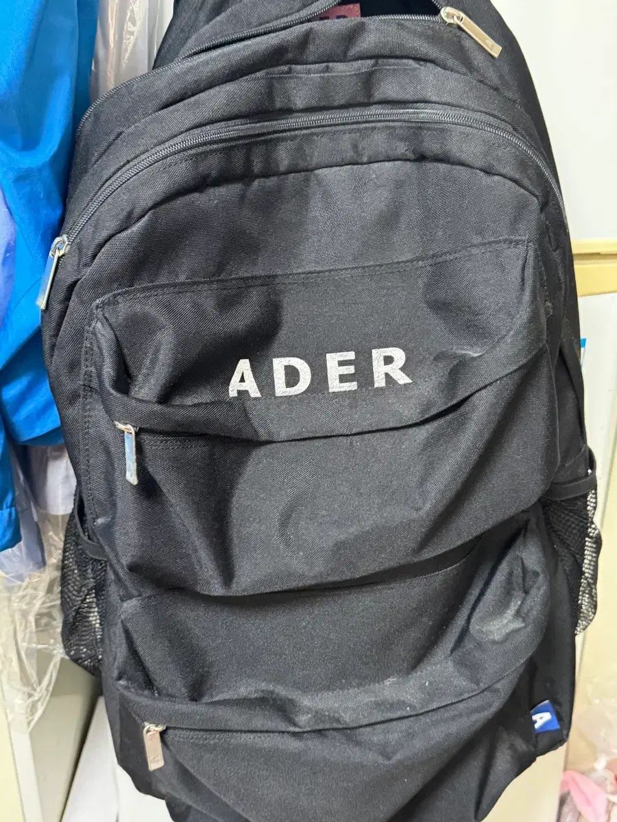 メンズ ADER ERROR オーバーサイズ バックパック ブラック