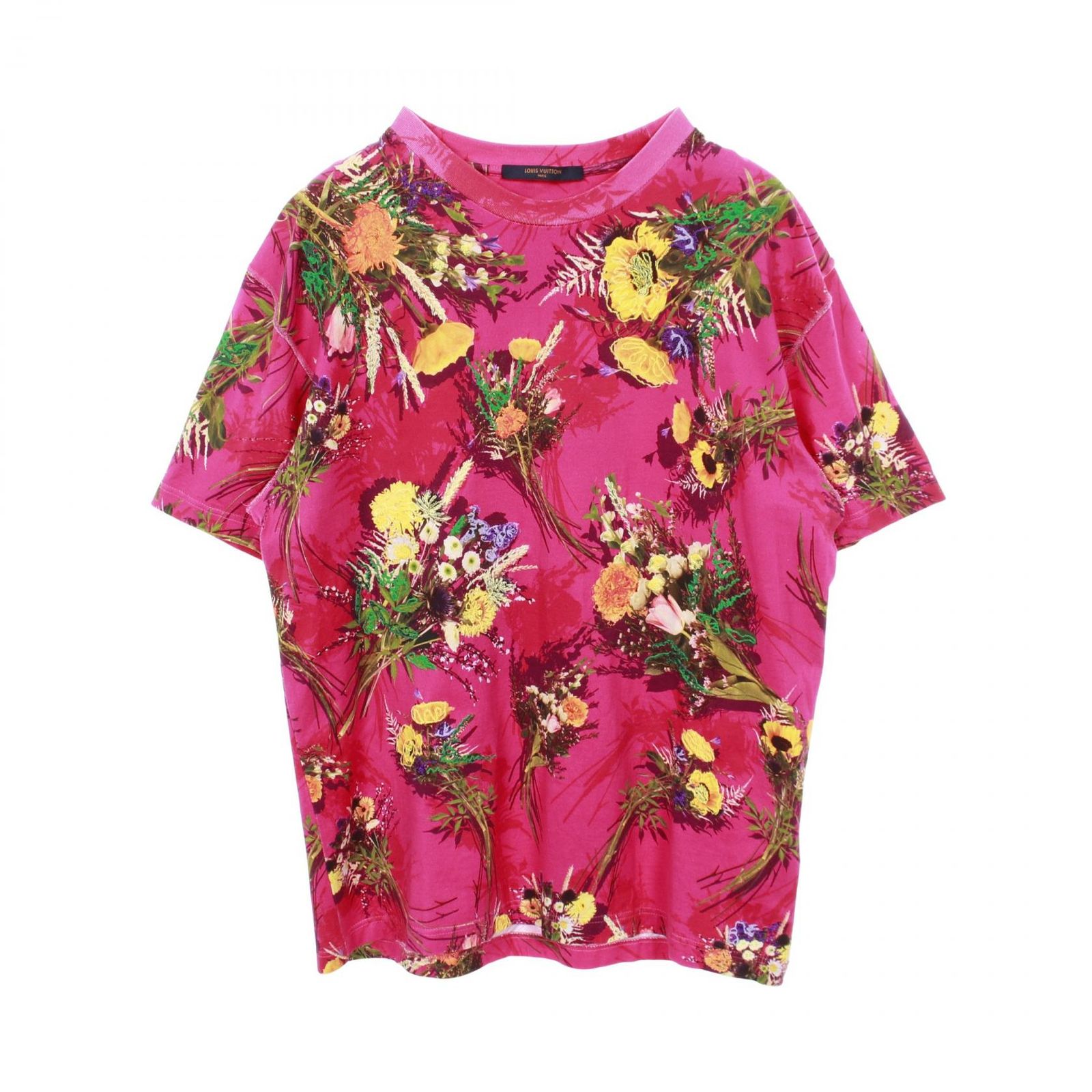 LOUIS VUITTON ルイ・ヴィトン フラワーエンブロイダリー 半袖Tシャツ