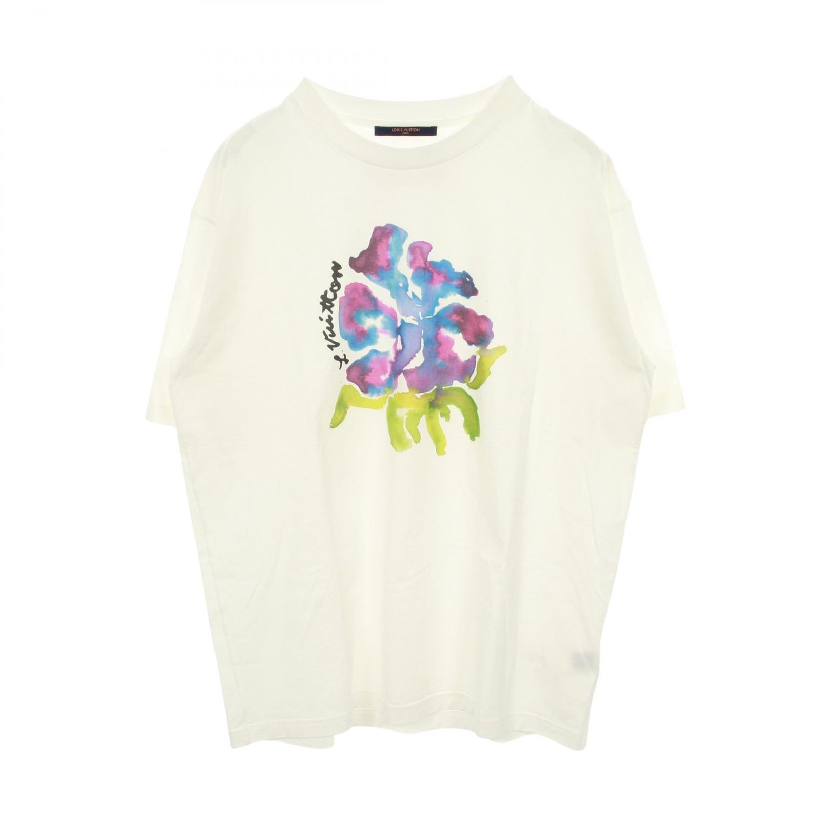 LOUIS VUITTON ルイ・ヴィトン フラワーペインティング 半袖Tシャツ