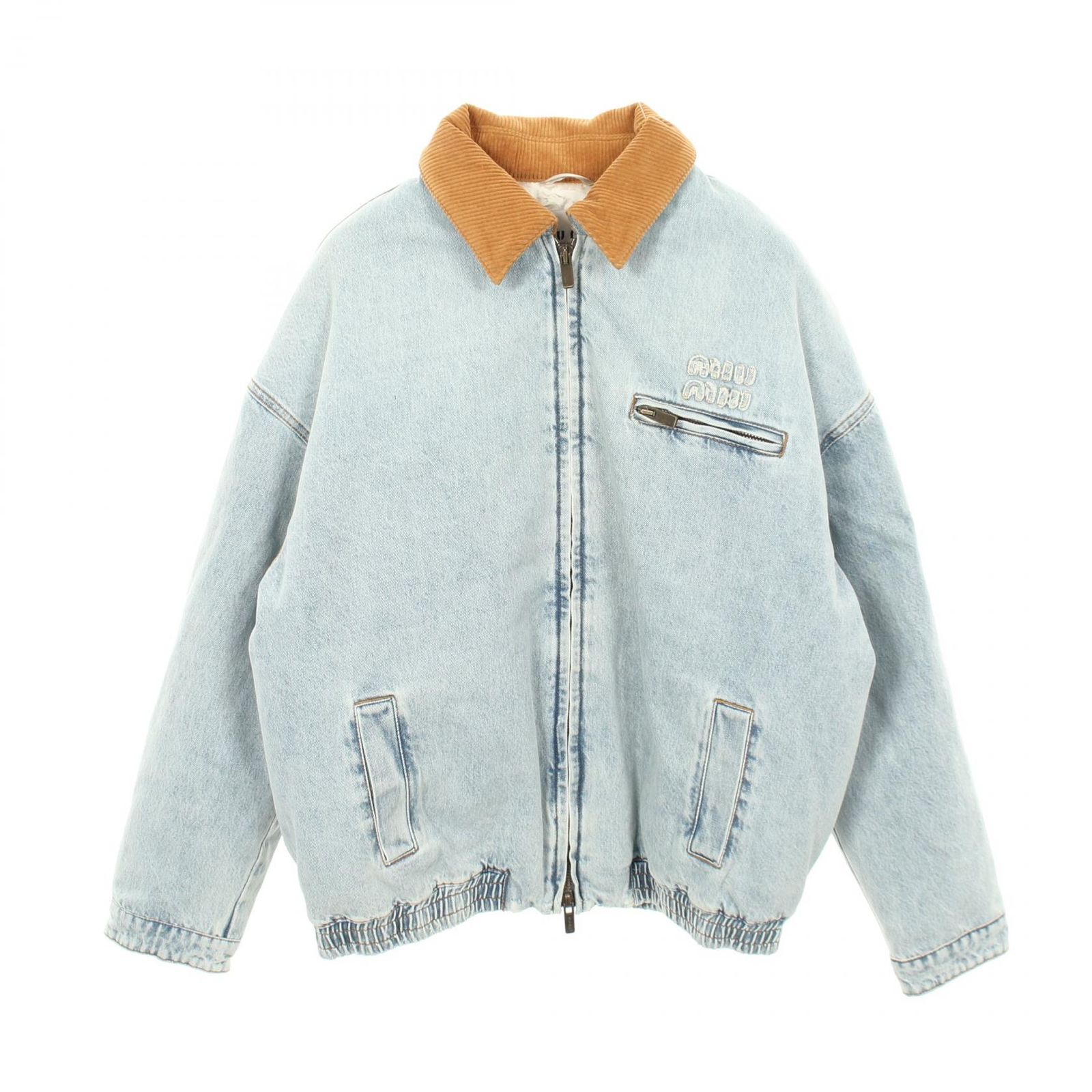 Miu Miu ミュウ ミュウ パテッドデニム ブルゾン その他ジャケット 204,400円