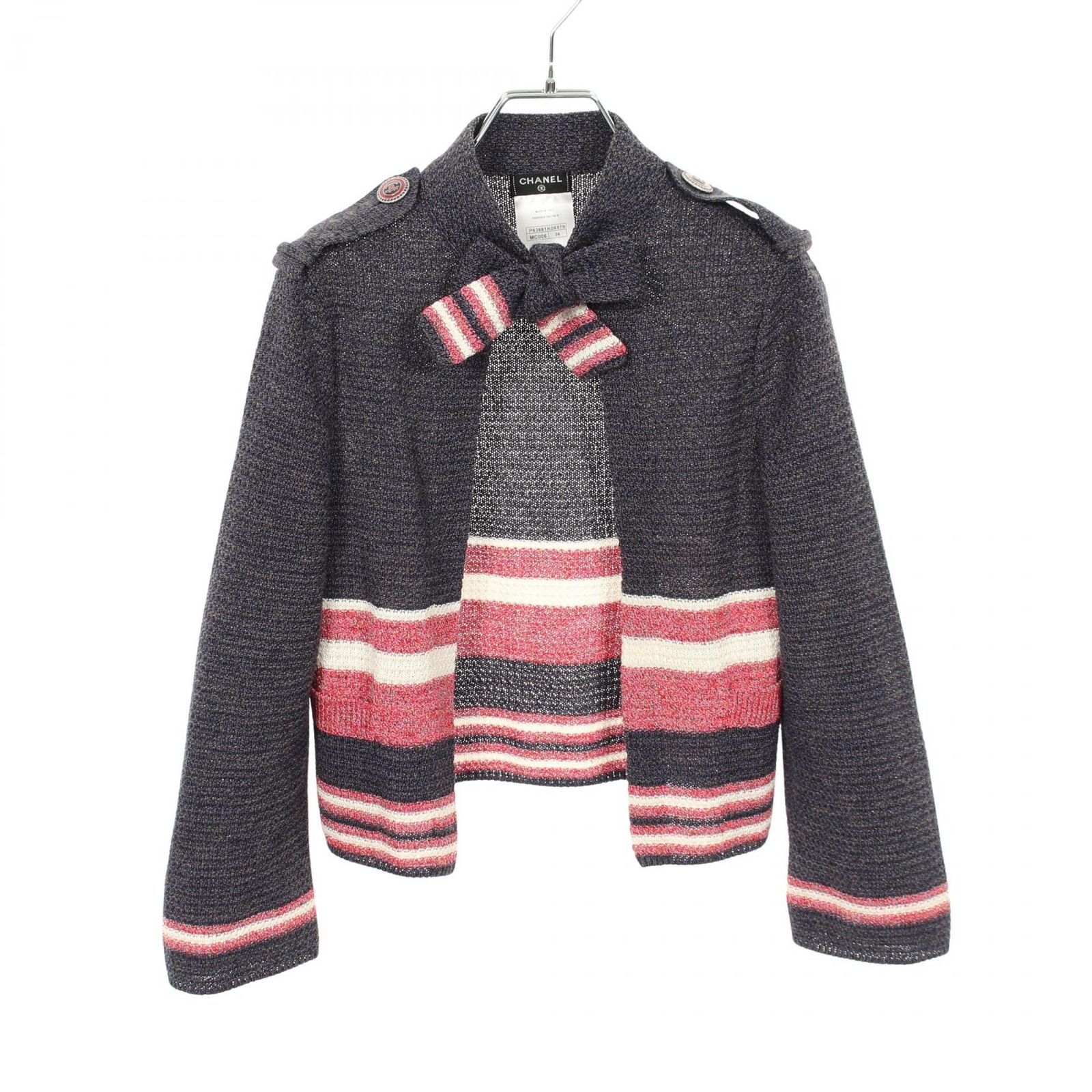 CHANEL シャネル ココマークボタン カーディガン