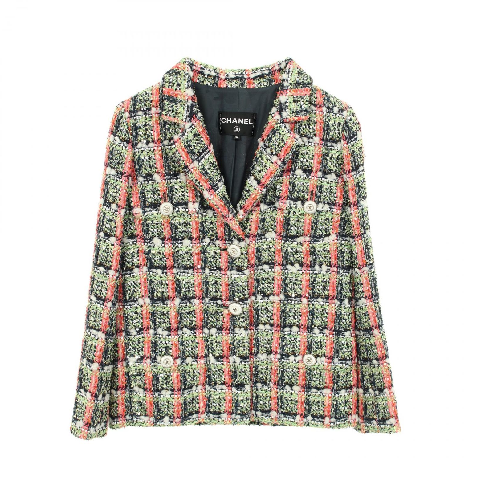 CHANEL シャネル ココマークボタン ツイード その他ジャケット