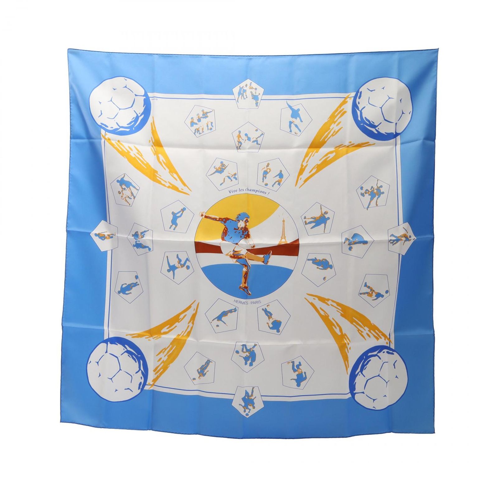 HERMES エルメス カレ90 Vive les champions! スカーフ