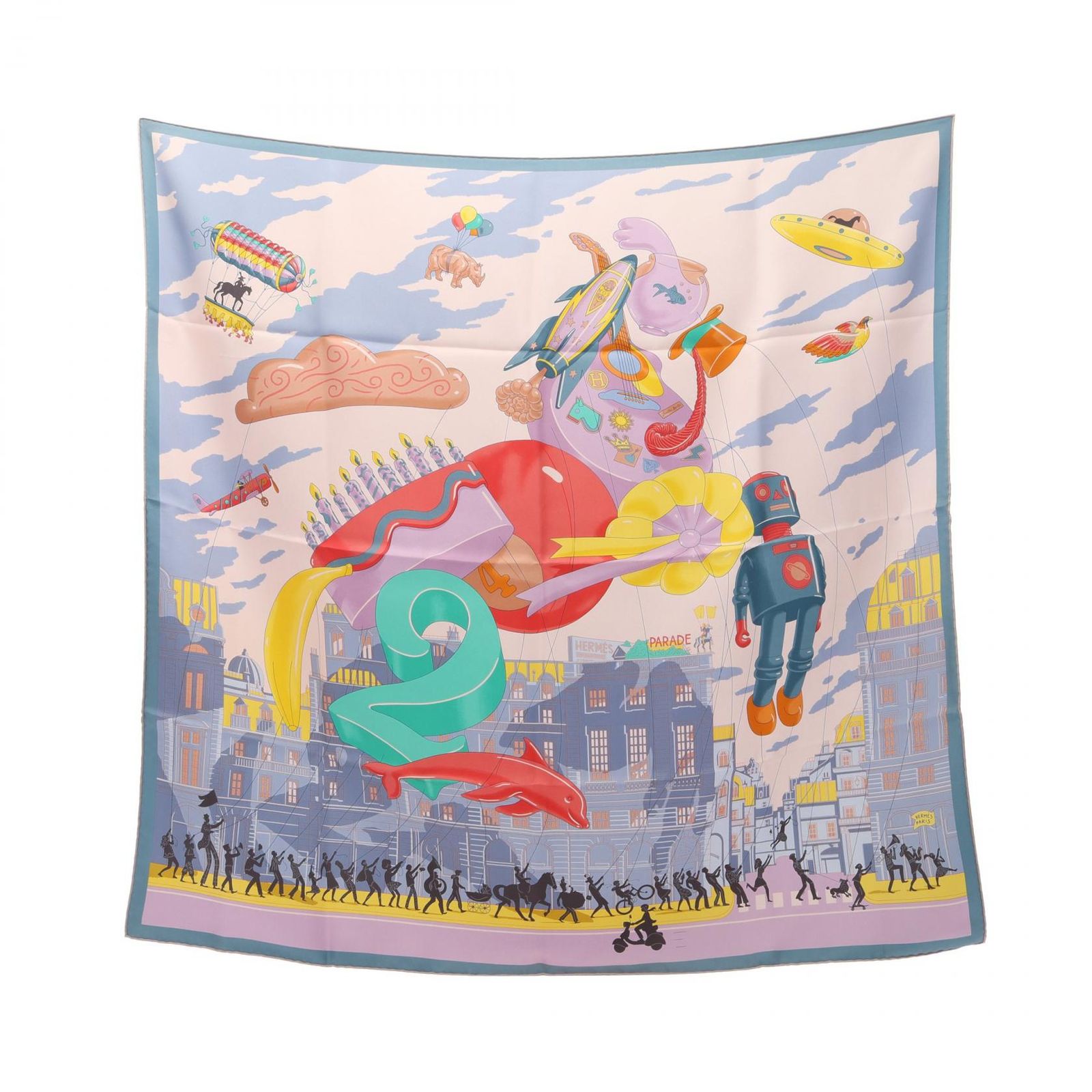 HERMES エルメス カレ90 HERMES PARADE スカーフ