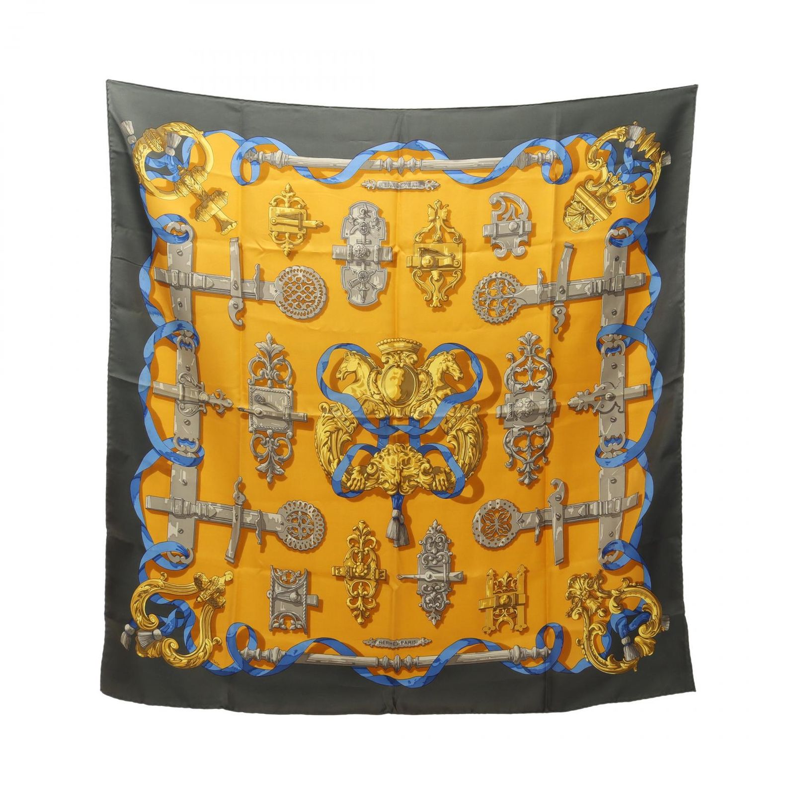 HERMES エルメス カレ90 FERRONNERIE スカーフ - メルカリ