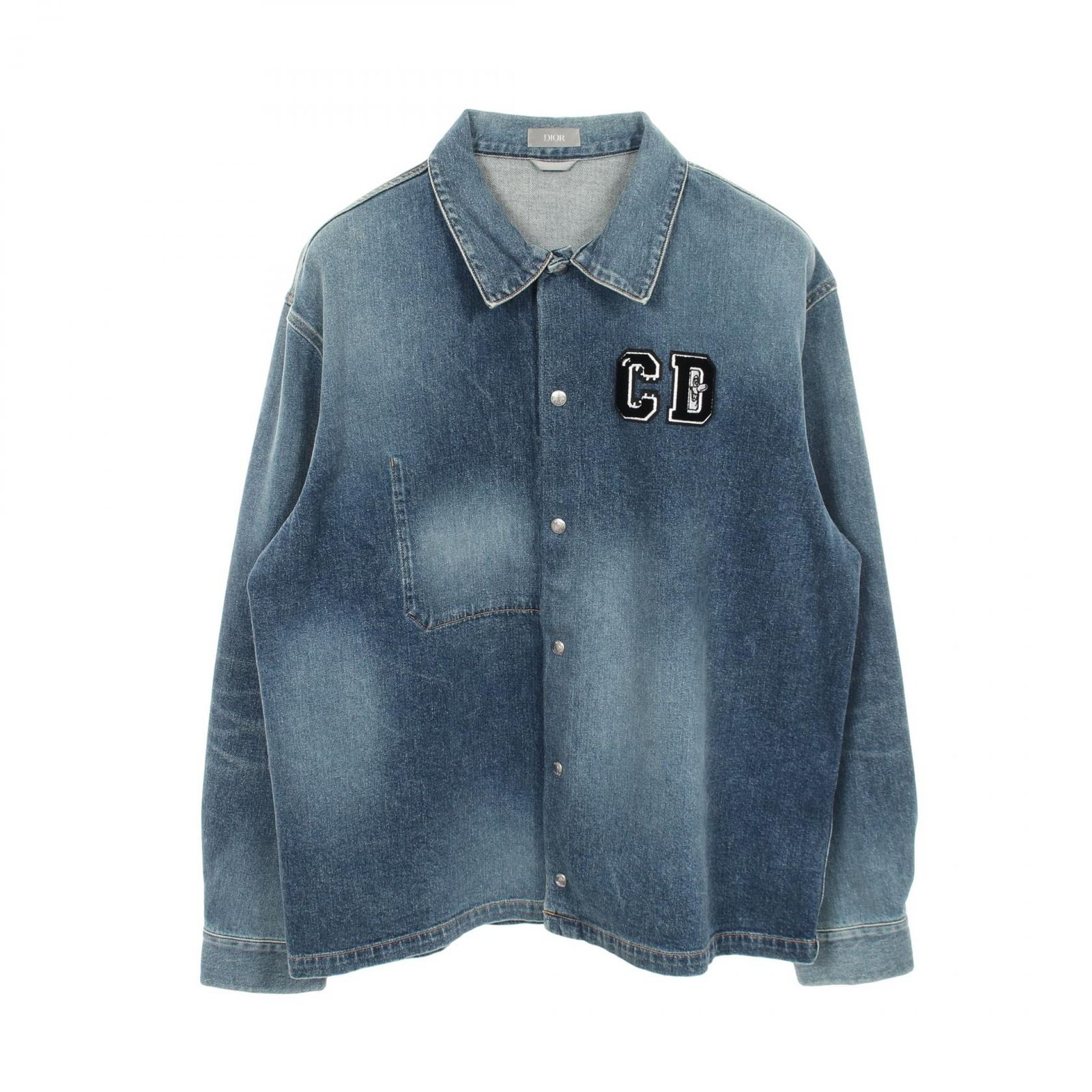 Dior ディオール Dior HOMME × KENNY SCHARF ロゴ スナップシャツジャケット デニムジャケット