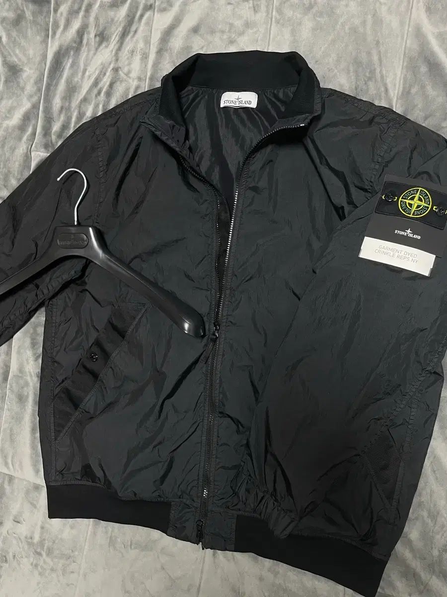 XXL 25SS STONE ISLAND ストーンアイランド クリンクルレップス ウィンドブレーカー ソフトシェル ブラック