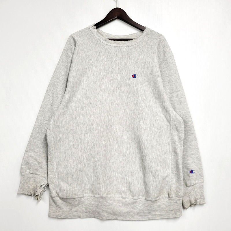 【現状渡し品】 Champion チャンピオン REVERSE WEAVE SWEAT リバースウィーブ スウェット USA製 刺繍タグ トレーナー 長袖 トップス 【146-260512-as-19-izu】