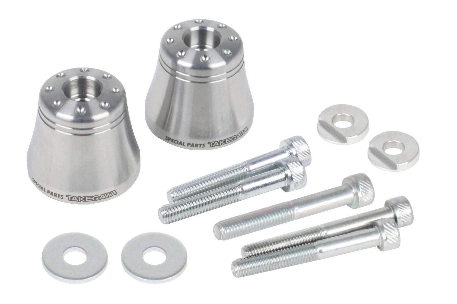 スペシャルパーツ武川 アクセサリーバーエンド ステンレス製 汎用 (モンキー125 グロム スーパーカブ クロスカブ PCX 等) 06-01-0177