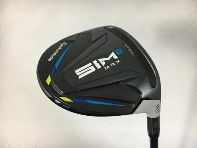 返品OK 【中古ゴルフクラブ】【美品】テーラーメイド SIM2 MAX (シム2 マックス) フェアウェイ 2021 (日本仕様) TENSEI BLUE TM50 3W