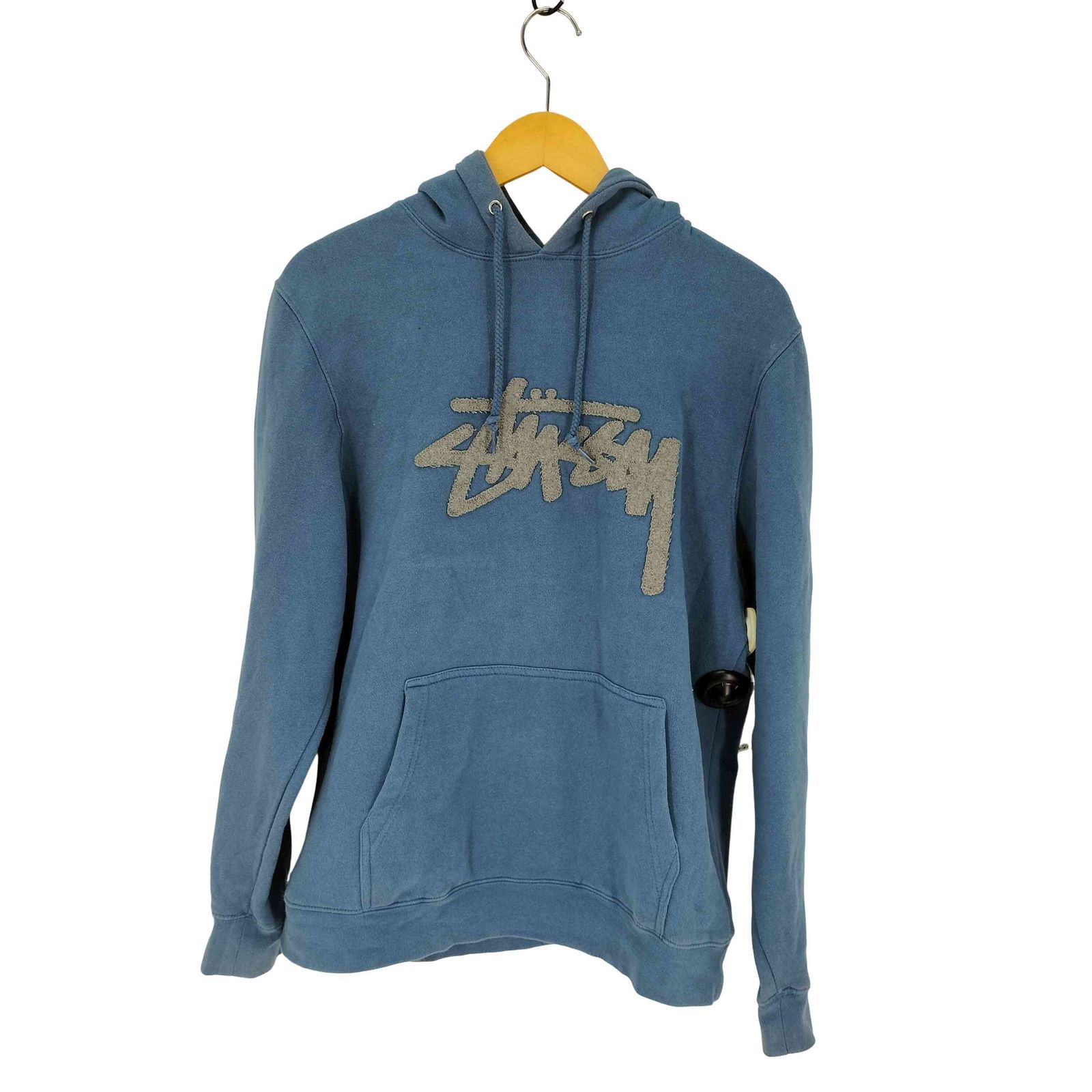 ステューシー Stussy ロゴワッペン プルオーバーパーカー メンズ 表記無