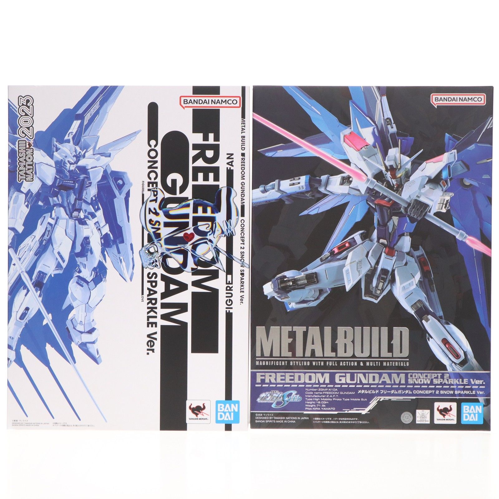 METAL BUILD フリーダムガンダム CONCEPT 2 SNOW SPARKLE Ver. 機動