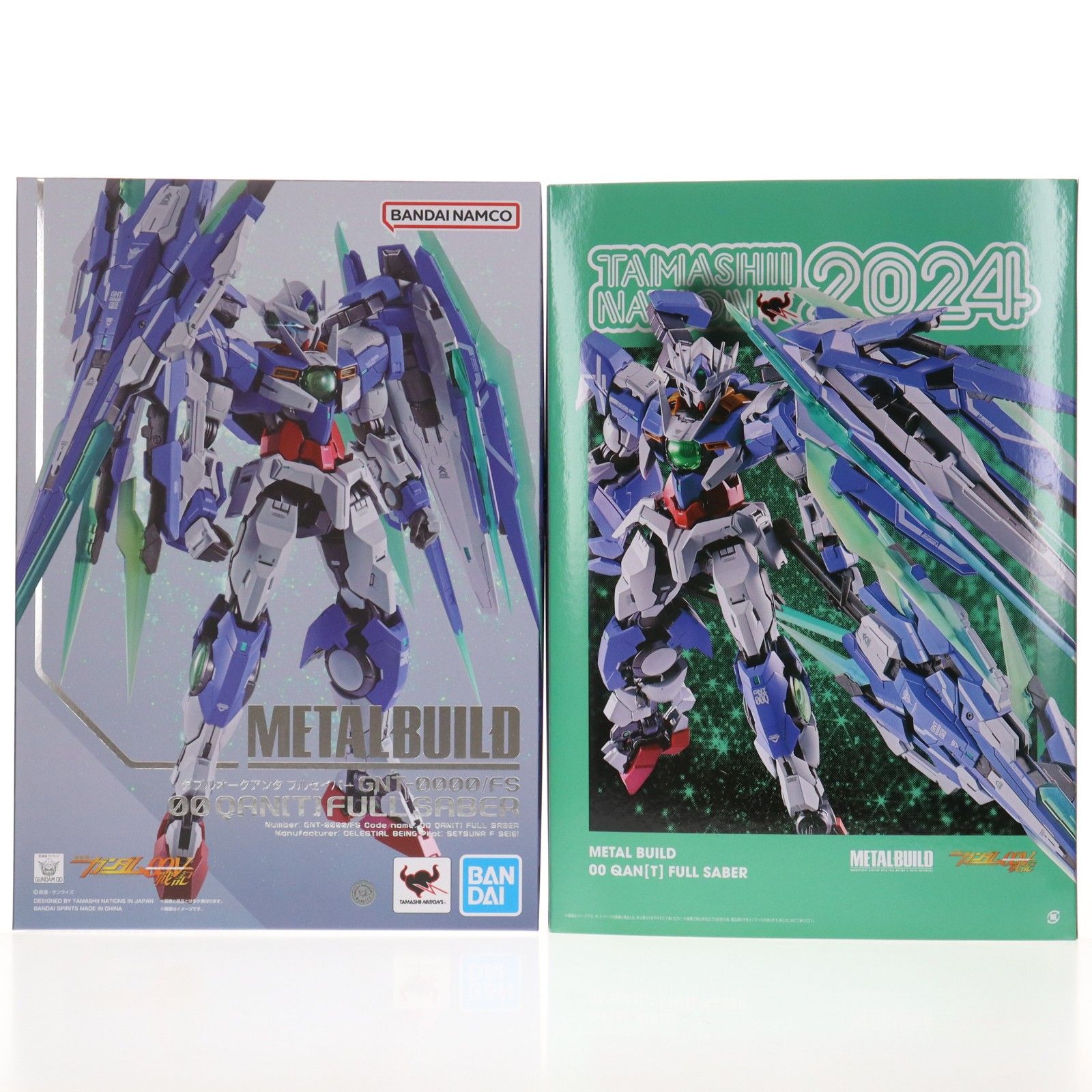 METAL BUILD ダブルオークアンタ フルセイバー 機動戦士ガンダム00V戦記 完成品 可動フィギュア TAMASHII NATION 2024 開催記念品&魂ウェブ商店限定 バンダイスピリッツ