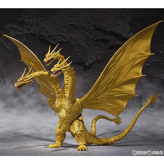 魂ウェブ商店限定 S.H.MonsterArts(モンスターアーツ) キングギドラ Special Color Ver. ゴジラvsキングギドラ 完成品 可動フィギュア バンダイ