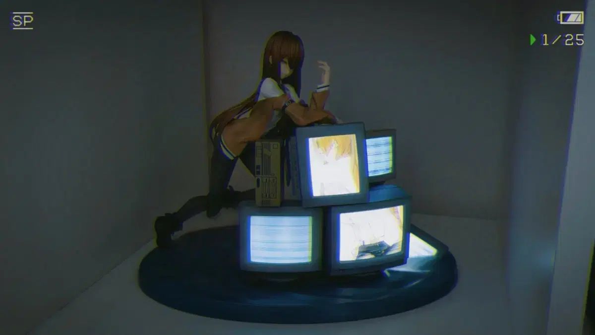 カドカワ シュタインズ・ゲート マキセ・クリス フィギュア LED発光ギミック 1/7 の商品写真