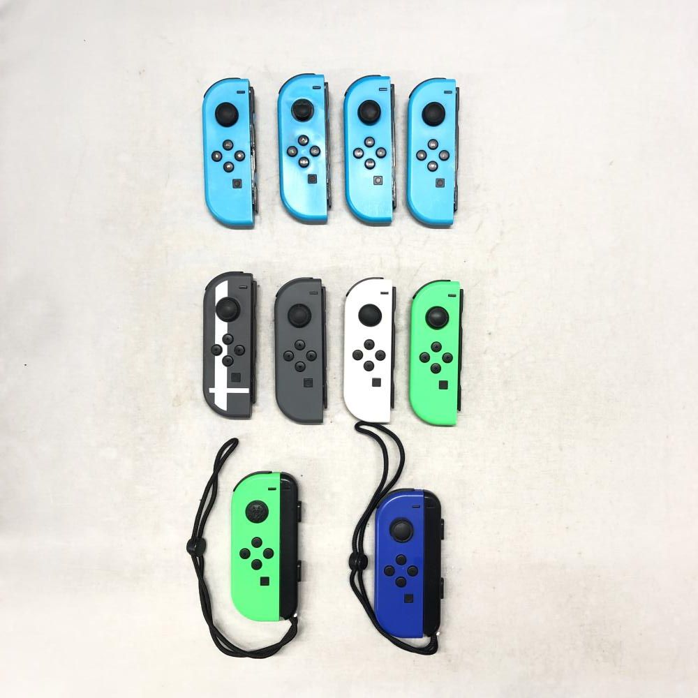 中古】ｹﾞｰﾑOP）任天堂 ジャンク Nintendo Switch ジョイコン10個まとめ