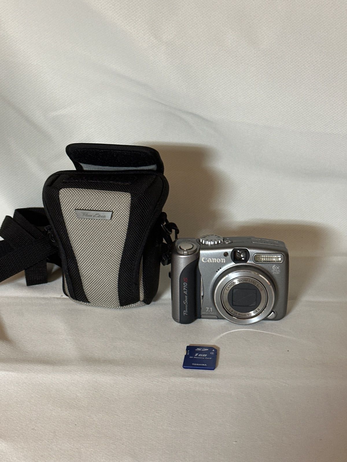 Canon PowerShot A710 IS デジタルカメラ SDカード・ケース付き