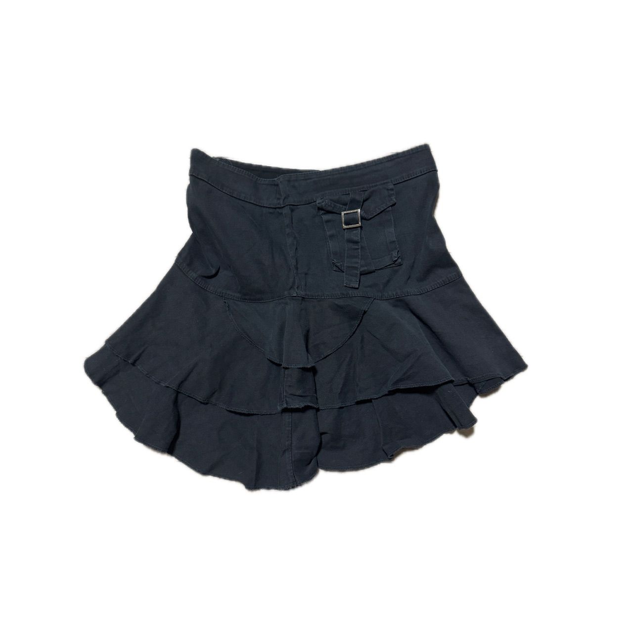 Black Mini Design Skirt デザイン ミニスカート