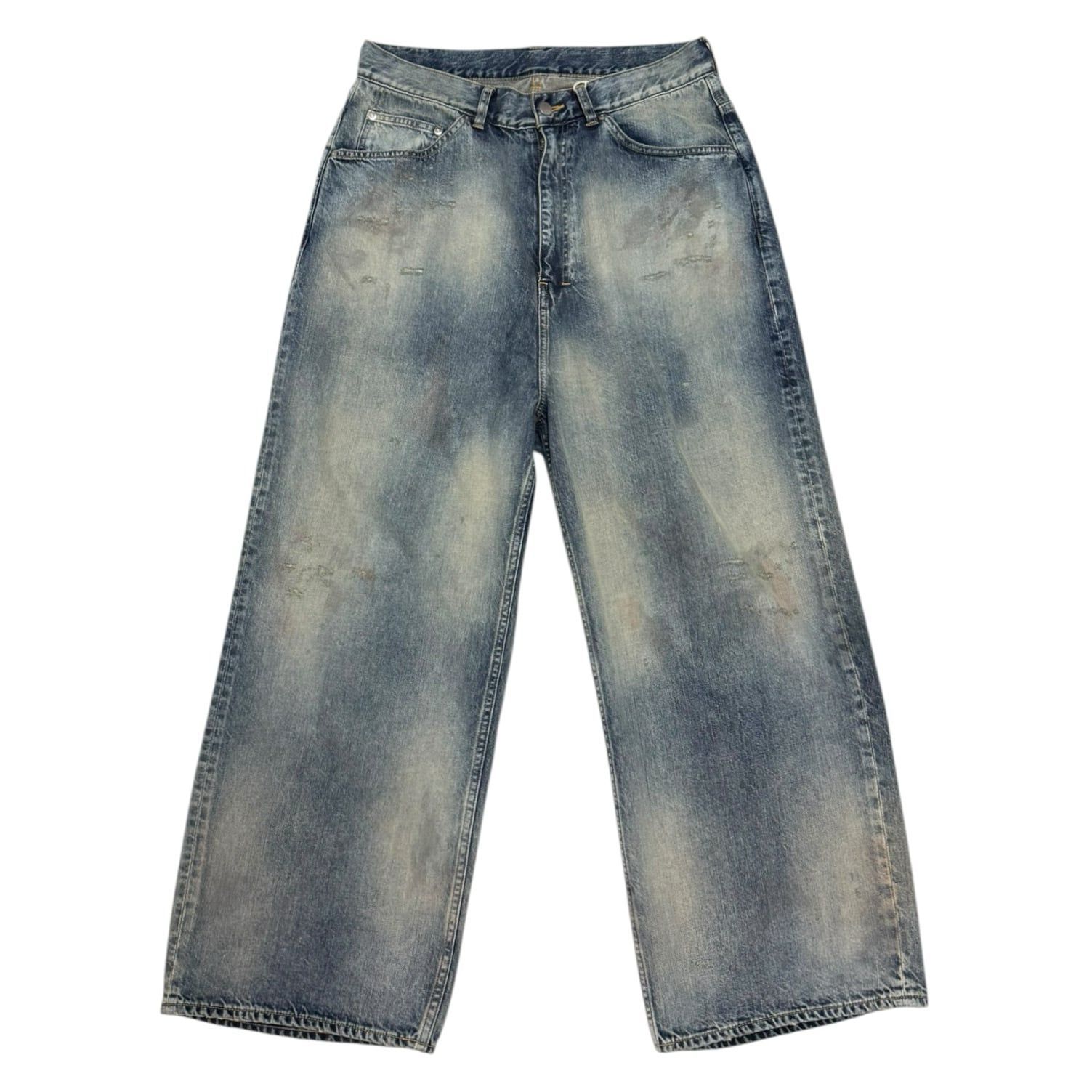Ancellm 26SS/♯05 AGING TYPE-D DENIM PANTS