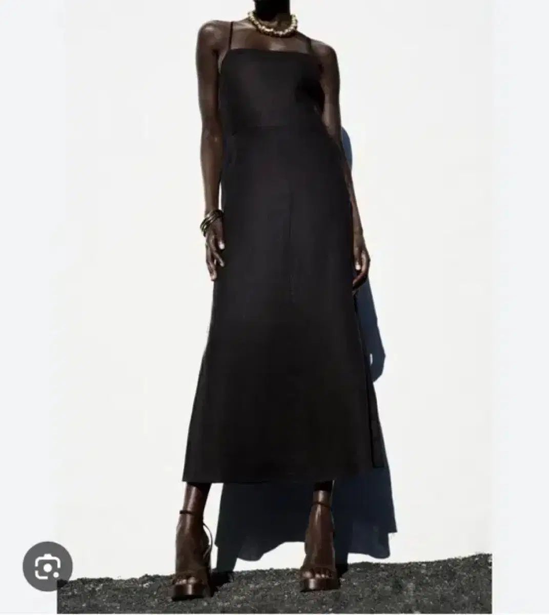 ZARA 100% リネン ミディ ONE PIECE ウェディングスナップ撮影 ZW COLLECTION