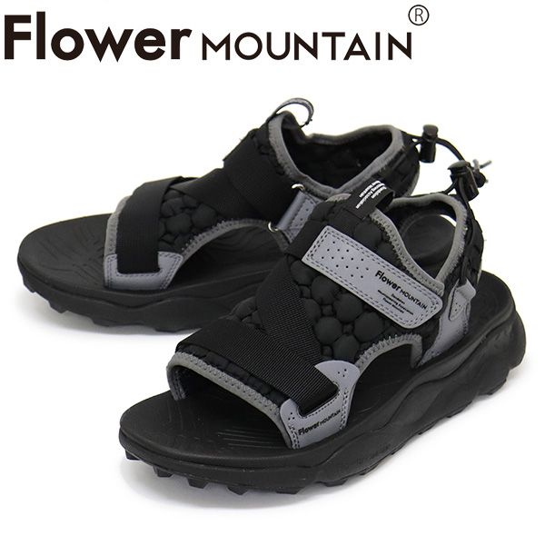 Flower MOUNTAIN(フラワーマウンテン) FM30083 NAZCA サンダル Cloudy black FM077 44-約28.0cm