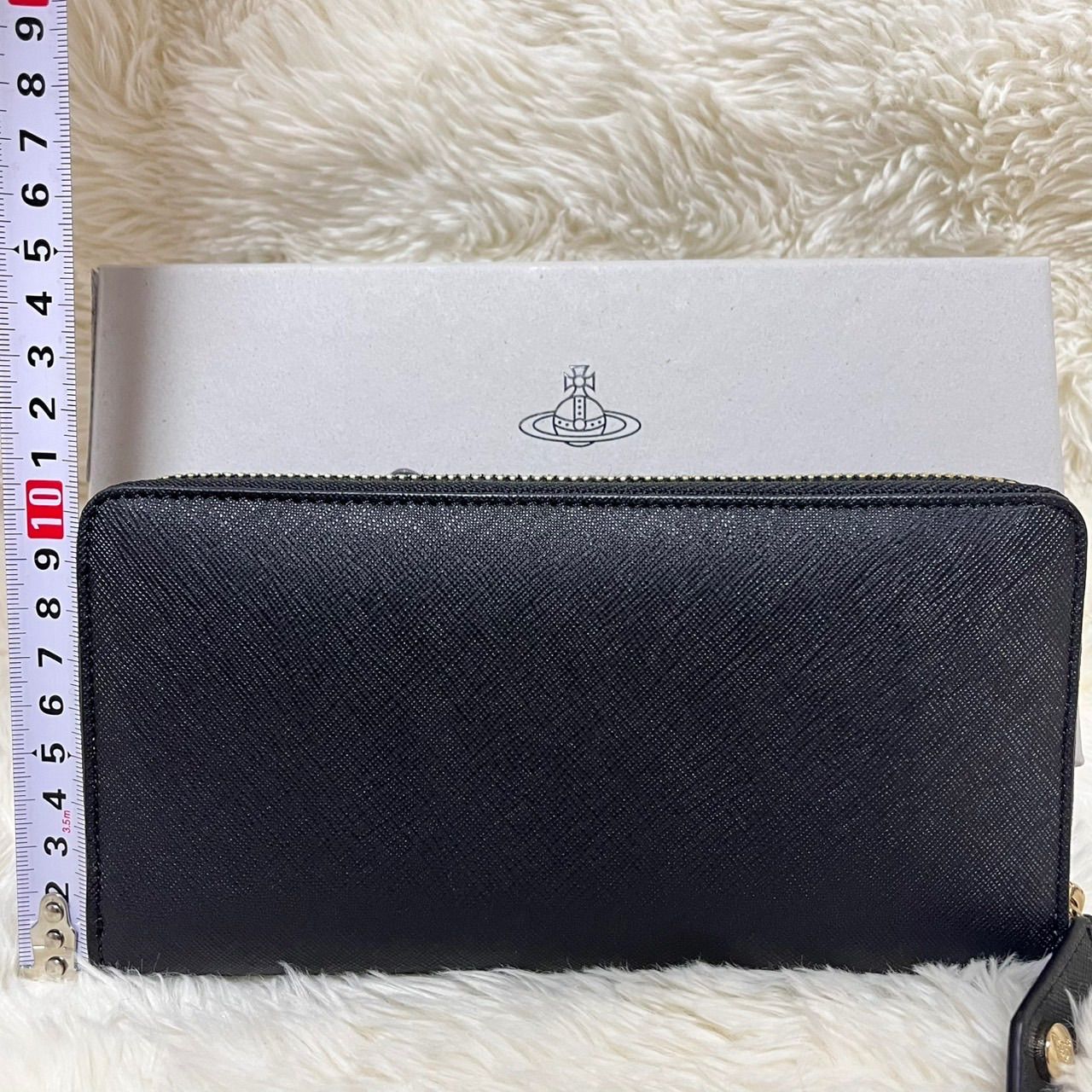 極美品】ヴィヴィアンウエストウッド 長財布 サフィアーノレザー 