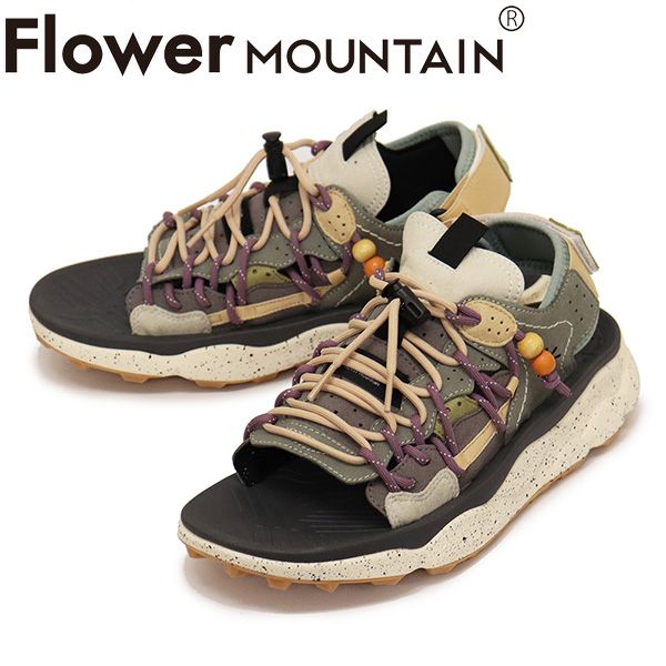 Flower MOUNTAIN(フラワーマウンテン) FM97017 PUMA PUNKU サンダル Gray/Iron FM081 41-約26.0cm