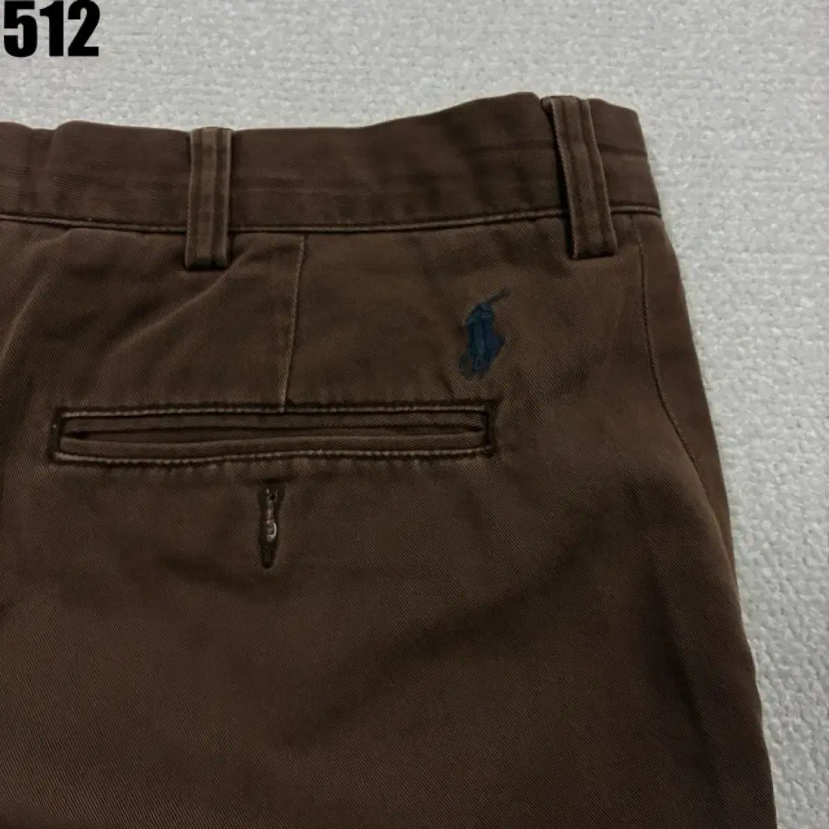 ポロラルフローレン コットン パンツ ブラウン
