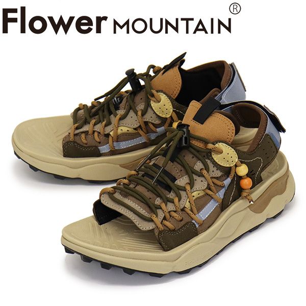 Flower MOUNTAIN(フラワーマウンテン) FM97018 PUMA PUNKU サンダル Burnt umber/Brown FM082 43-約27.5cm