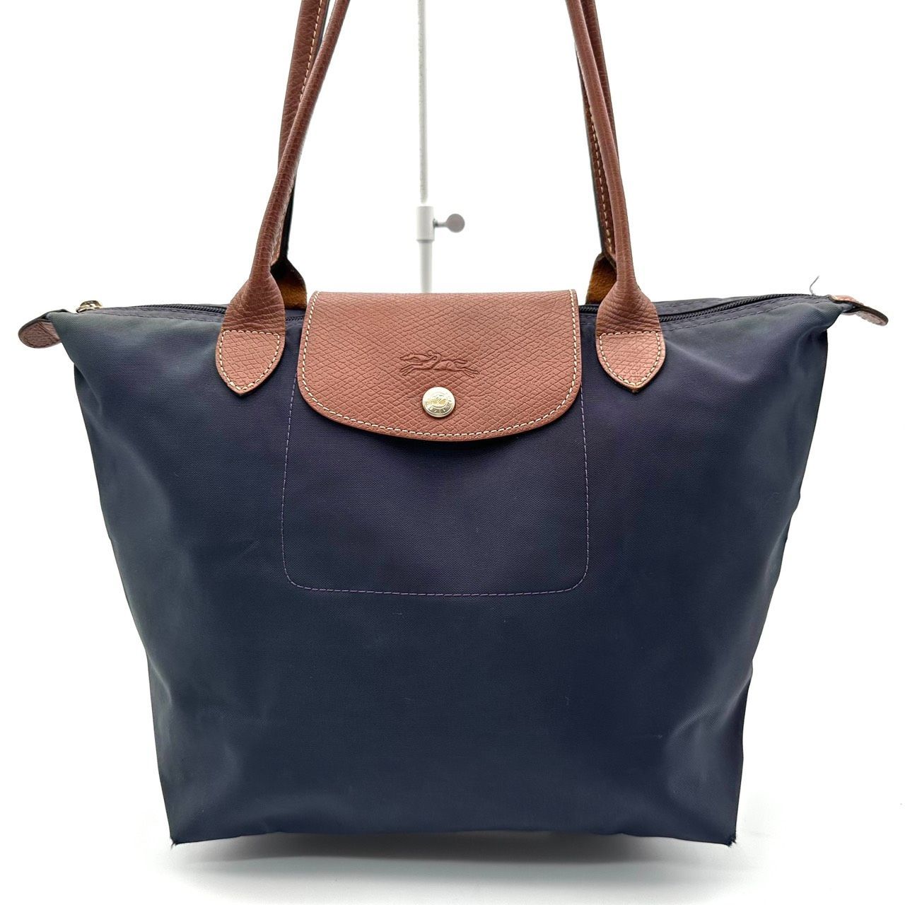 B5400】 Longchamp ロンシャン トートバッグ ル プリアージュ ネイビー 