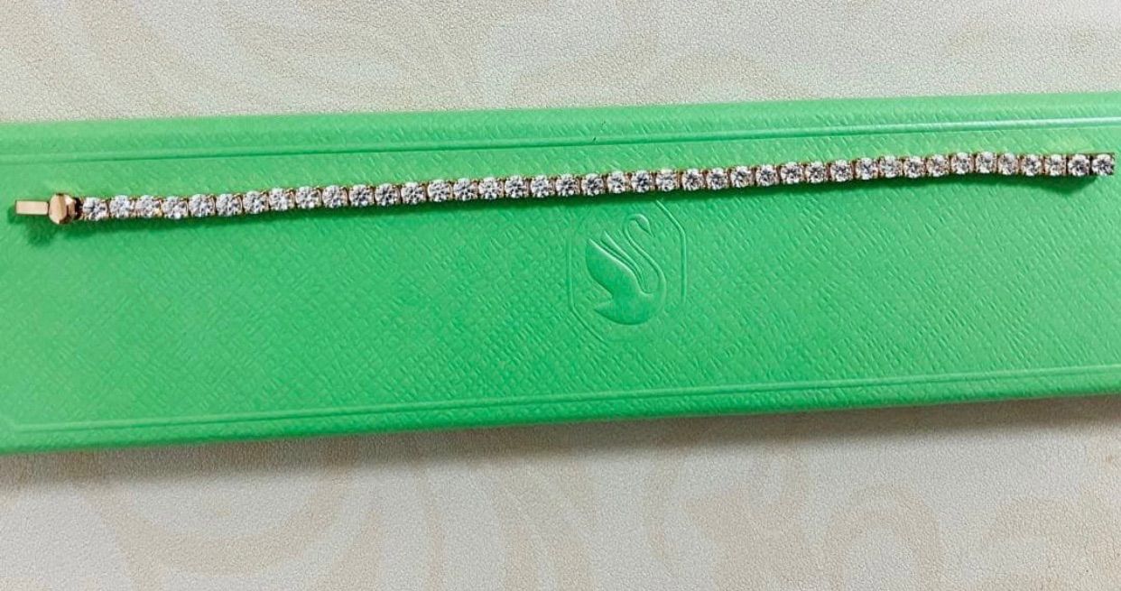 新品スワロフスキー Swarovski Matrix Tennis ブレスレット