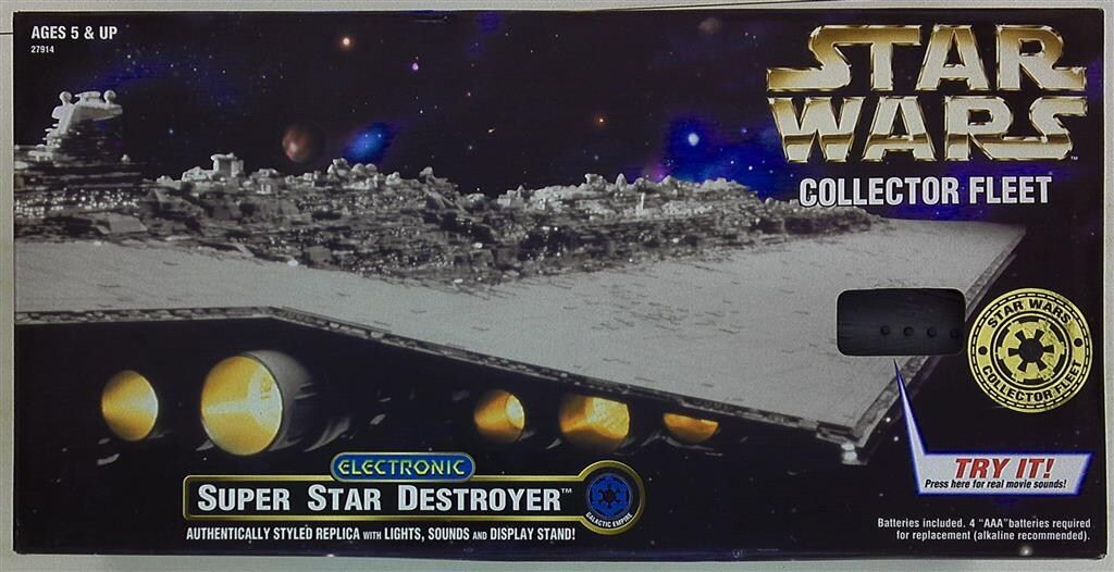 KENNER COLLECTOR FLEET ELECTRONIC SUPER STAR DESTROYER