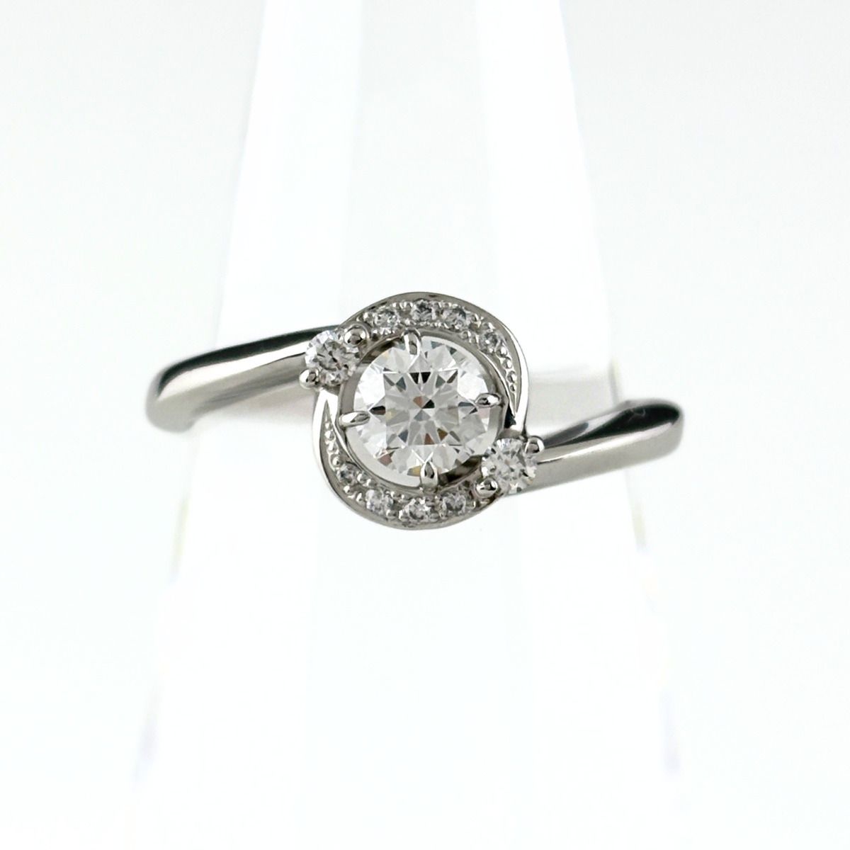 スタージュエリー STAR JEWELRY ダイヤモンド デザインリング プラチナ 