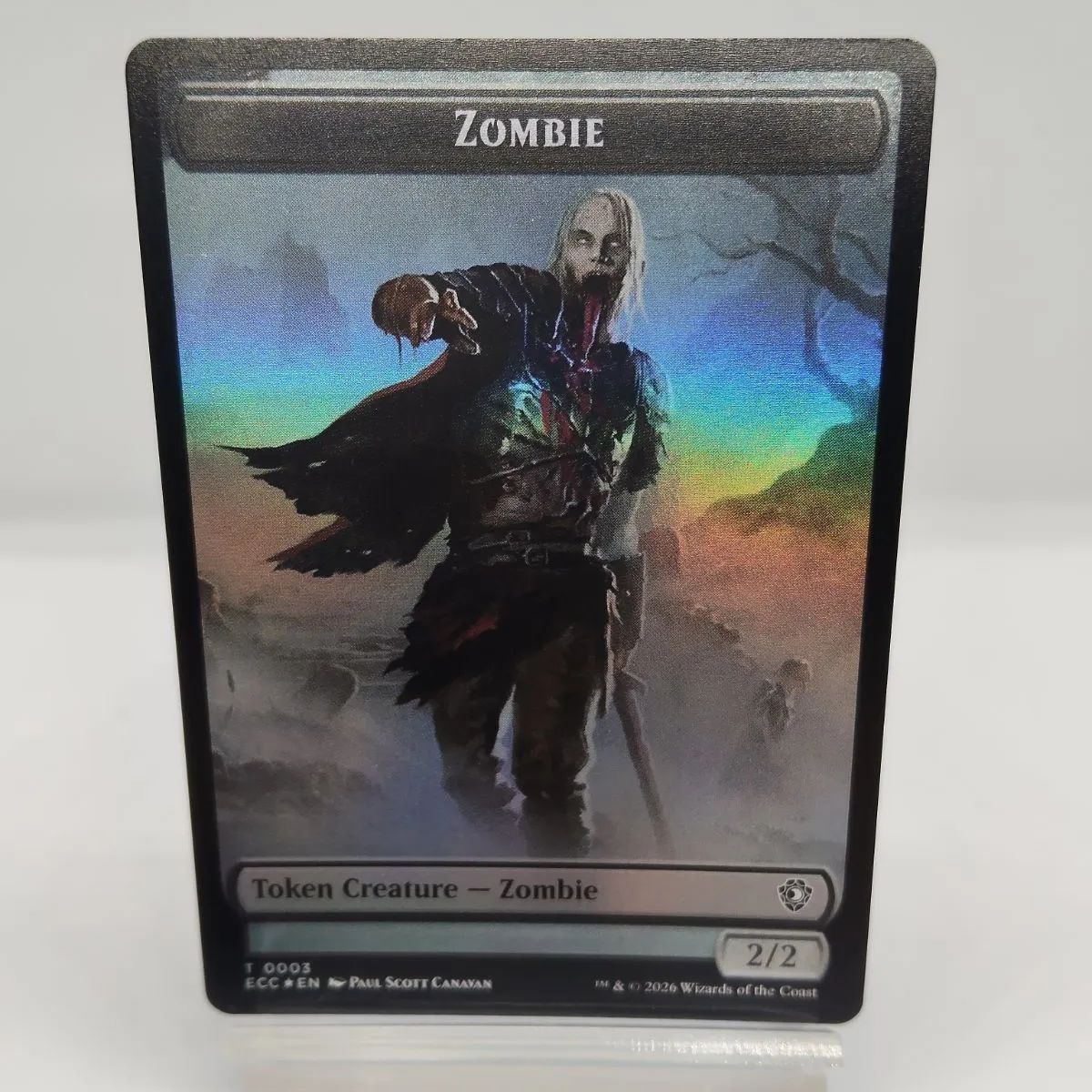 新品 Foil】英語 蛇 / ゾンビ トークン ローウィンの昏明 統率者 / ECC