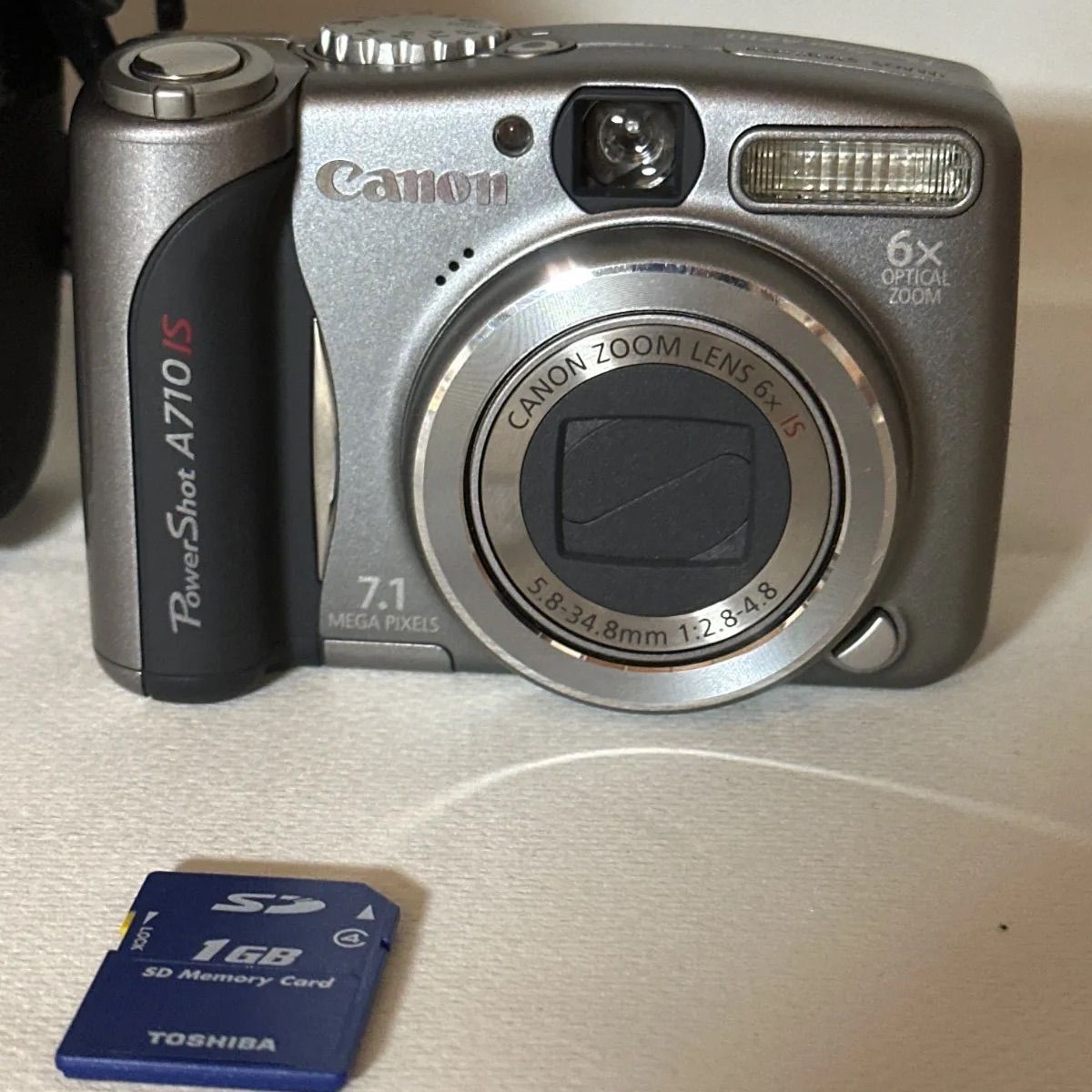 Canon PowerShot A710 IS デジタルカメラ SDカード・ケース付き 【公式