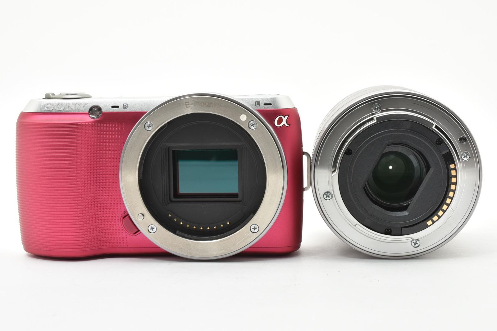 ☆人気機種☆SONY ソニー NEX-C3 ピンク 18-55mm レンズセット 人気の
