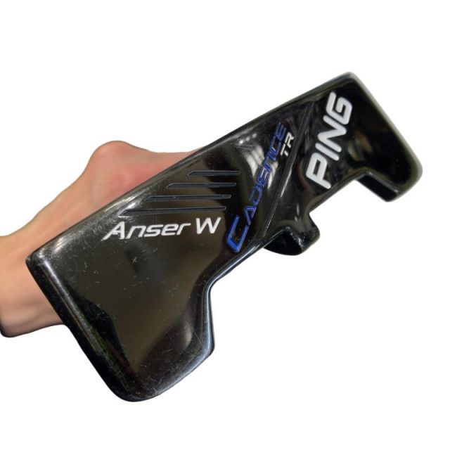 【中古】 ピン CADENCE TR Anser W(黒)(長さ調整機能付き) パター PT スチール (フレックスその他) メンズ 男性用 右利き 右用 Cランク ゴルフクラブ