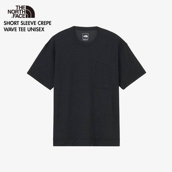 ［2026最新モデル］THENORTHFACE NT32637 ショートスリーブクレープウェーブティー ユニセックス Kブラック M