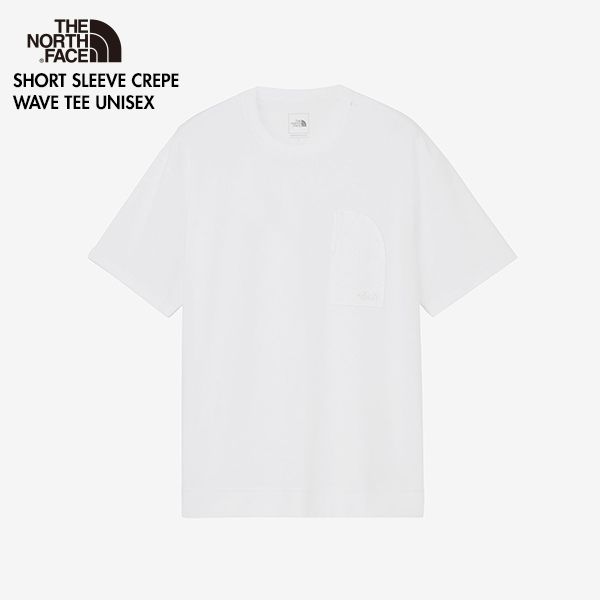 ［2026最新モデル］THENORTHFACE NT32637 ショートスリーブクレープウェーブティー ユニセックス Wホワイト L