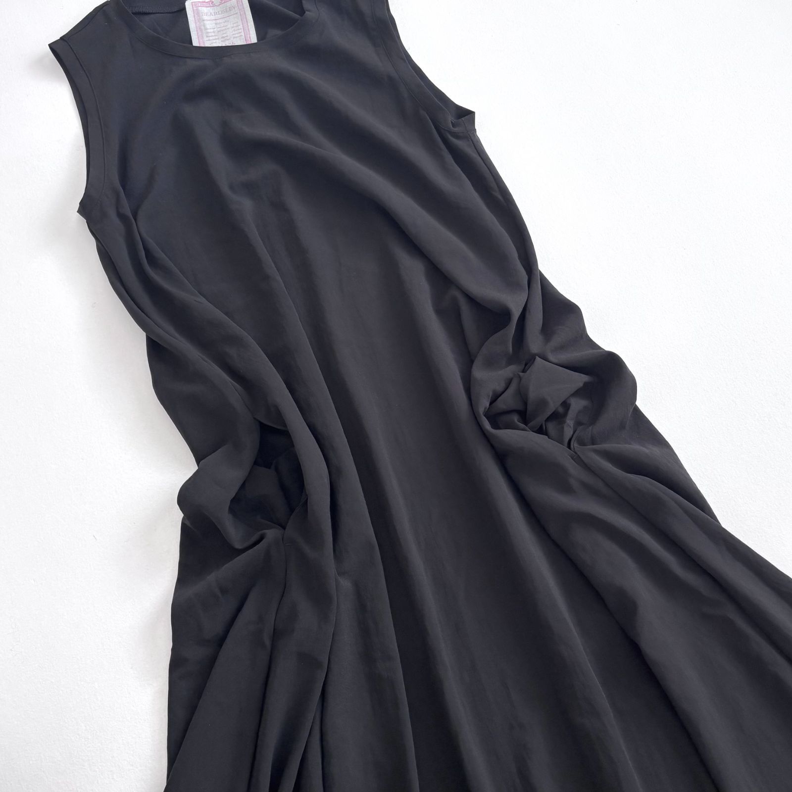 BEARDSLEY ビアズリー ストレッチジョーゼット フレア マキシ BEARDSLEY ビアズリー ストレッチジョーゼット フレア マキシ
