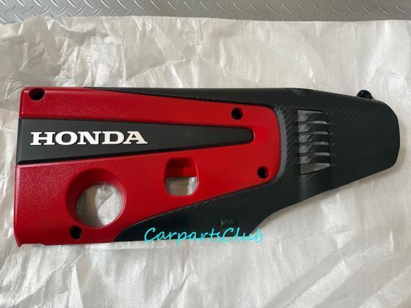 ホンダ 純正品 シビック FK8 タイプR エンジンカバー プレート レッド Engine Cover Plate Red