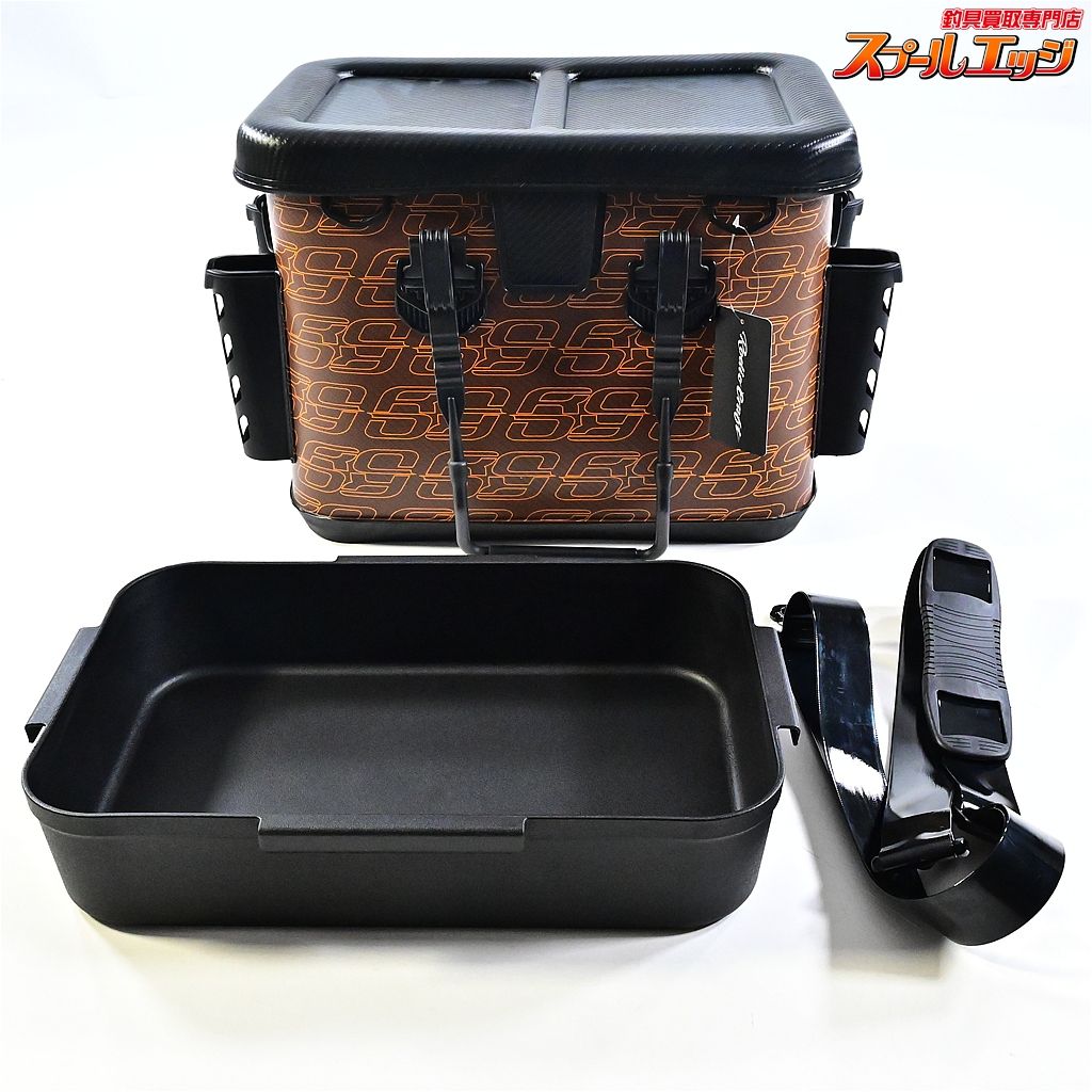 ★☆【ロデオクラフト】 RCカーボンタックルバッグ EHBR-40RC ブラウン/イエローロゴ 2025年モデル Rodio-Craft K_160★☆e09258