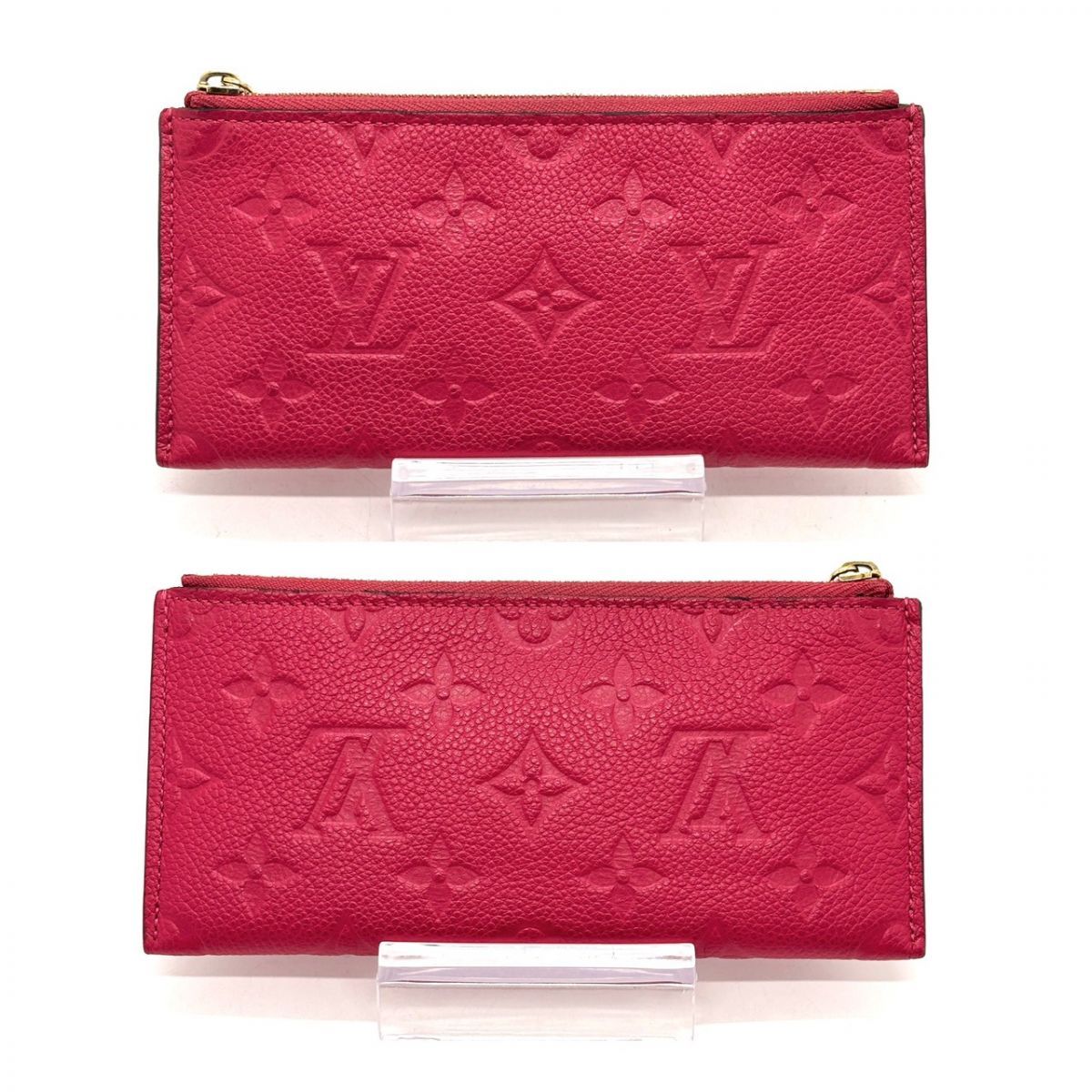 気品は色で語る】 LOUIS VUITTON 長財布 モノグラム アンプラント 
