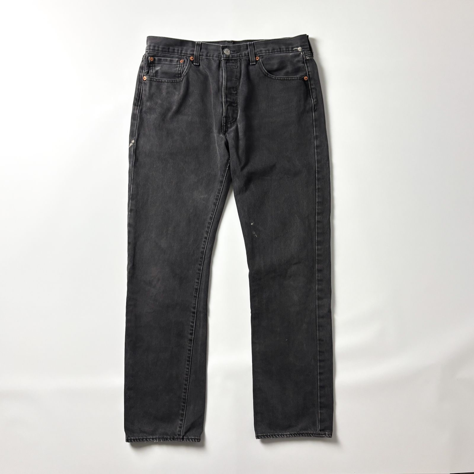 リーバイス 501 ブラックデニム W33 L32 サルファブラック 後染め