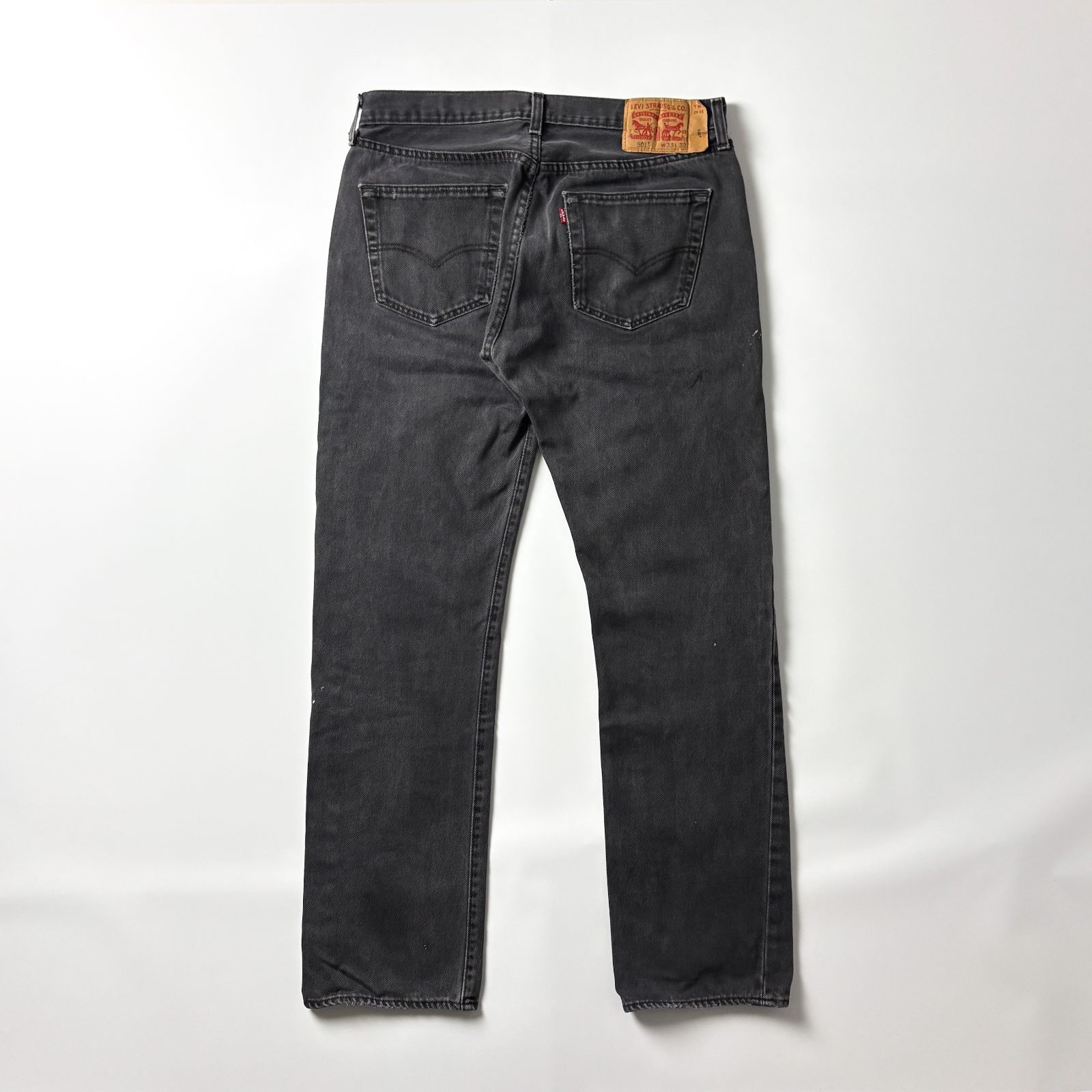 リーバイス 501 ブラックデニム W33 L32 サルファブラック 後染め