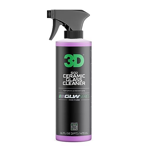 【3D Car Care】 撥水効果付きセラミックガラスクリーナー ガラスクリーナー 車 内窓 撥水 洗車用品 フロントガラス サイドミラー 窓拭き(沖縄・離島の方発送不可）) 63a76fbb