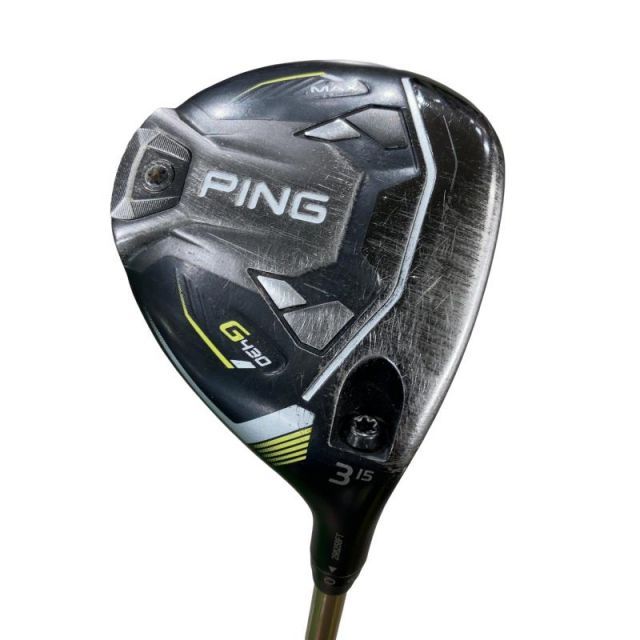 【中古】 ピン G430 MAX 3W フェアウェイウッド FW 純正特注シャフト (フレックスS) メンズ 男性用 右利き 右用 Cランク ゴルフクラブ